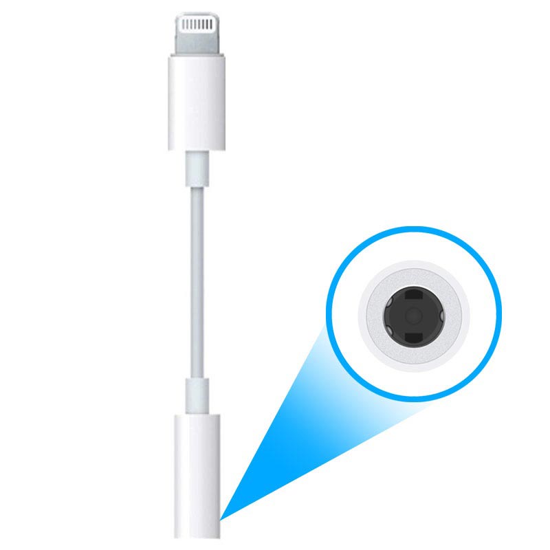 Adattatore da Lightning a Jack Cuffie Apple MMX62ZM/A (3.5mm)