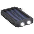 Goobay Outdoor Power Bank 8.0 / Solar Charger - 8000mAh - Black