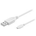 Goobay USB 2.0 / MicroUSB Cable - Bianco