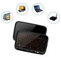 Tastiera Wireless Mini e Touchpad H18+ - 2.4GHz - Nera
