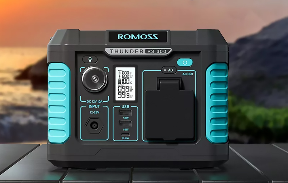Stazione di alimentazione portatile Romoss RS300 Thunder Series 300W, 231Wh