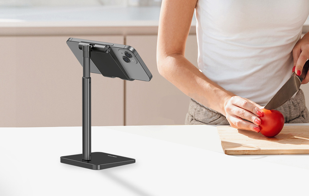 Omoton CA02 Supporto da tavolo per smartphone - Nero