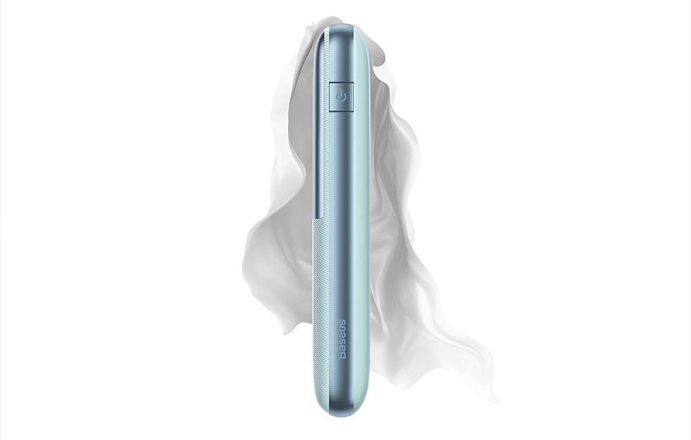 Baseus Bipow Pro Display digitale Ricarica rapida Banca di potenza 10000mAh/20W - 2xUSB, USB-C - Blu