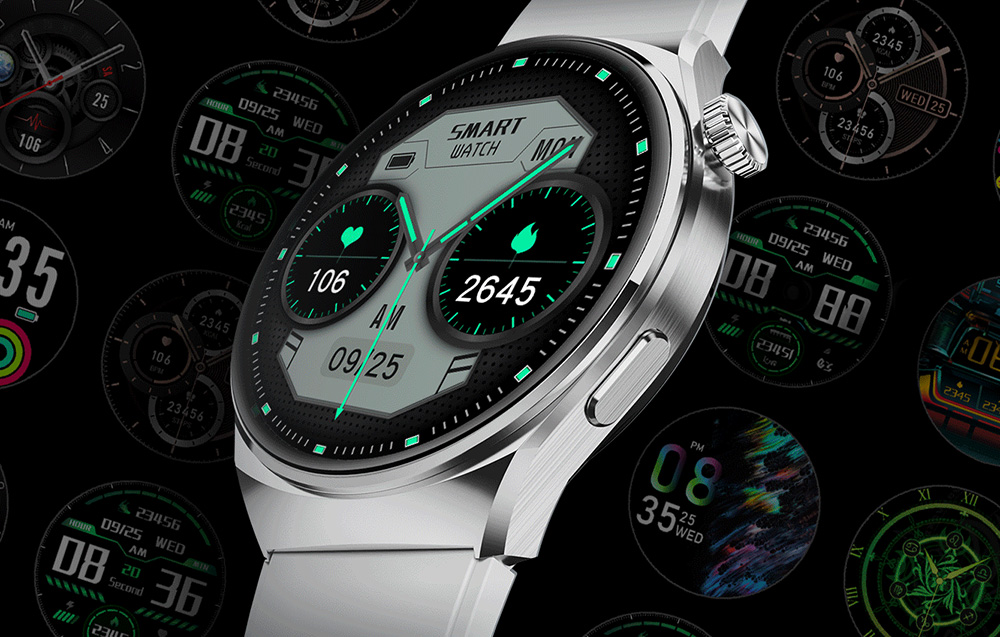 Black Shark S1 - Smartwatch resistente all'acqua - Nero