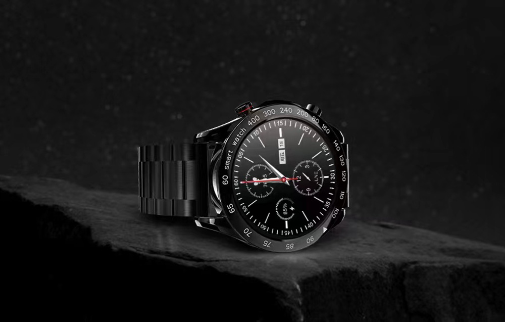 HiFuture FutureGo Pro Smartwatch in acciaio inossidabile - Nero