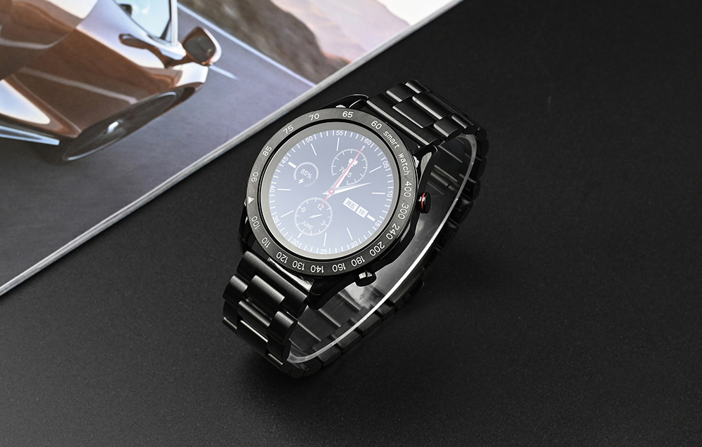 HiFuture FutureGo Pro Smartwatch in acciaio inossidabile - Nero