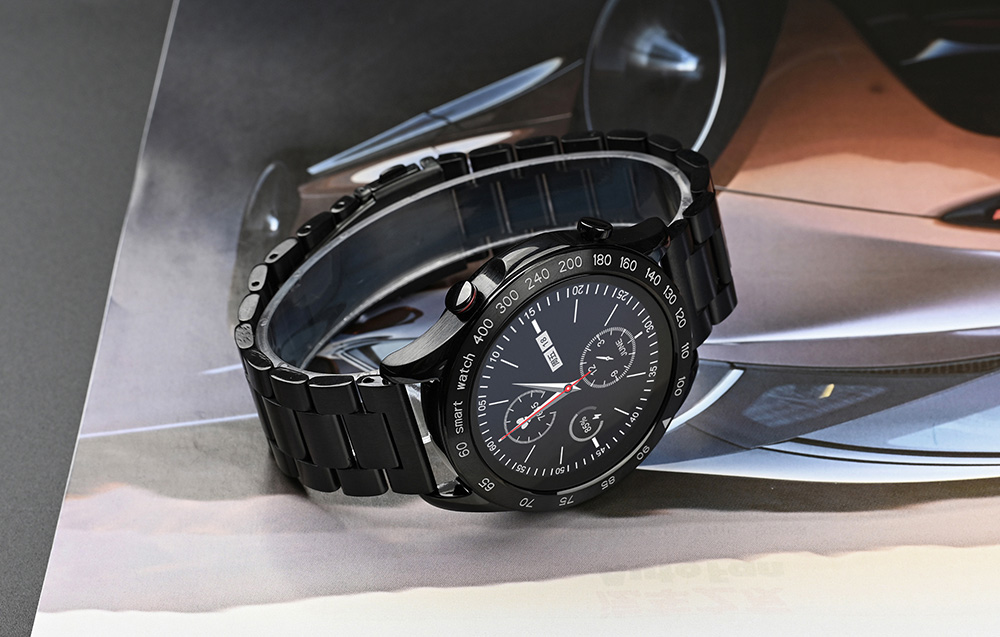 HiFuture FutureGo Pro Smartwatch in acciaio inossidabile - Nero
