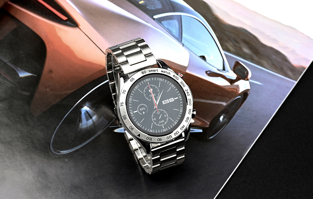 HiFuture FutureGo Pro Smartwatch - Acciaio inossidabile - Argento