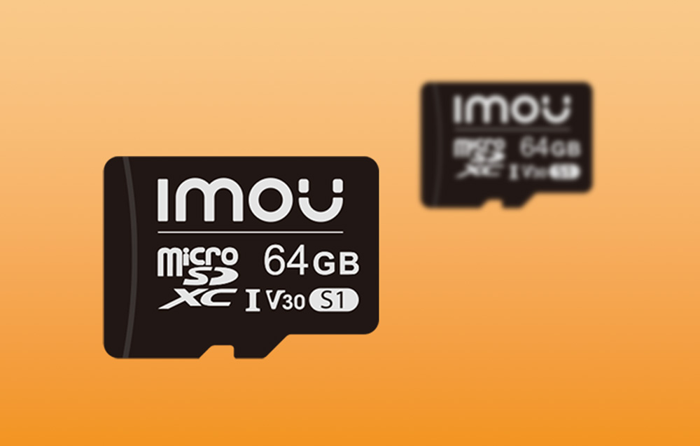 Scheda di memoria microSDXC Imou S1 - UHS-I, 10/U3/V30 - 64GB
