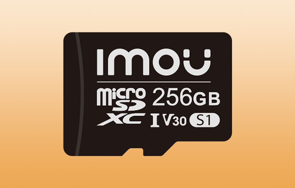 Scheda di memoria microSDXC Imou S1 - UHS-I, 10/U3/V30 - 256GB