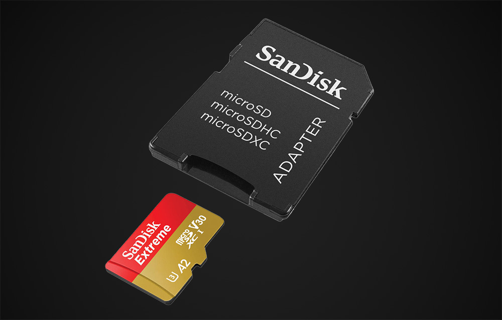 Scheda di memoria SanDisk Extreme microSDXC SDSQXAV-256G-GN6MA - 256GB