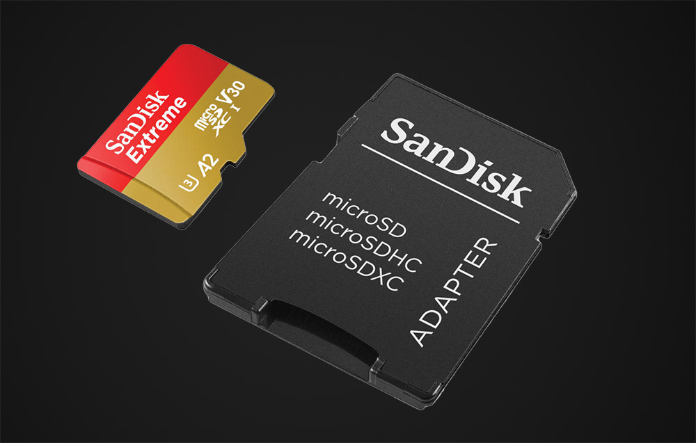 Scheda di memoria SanDisk Extreme microSDXC SDSQXAV-256G-GN6MA - 256GB