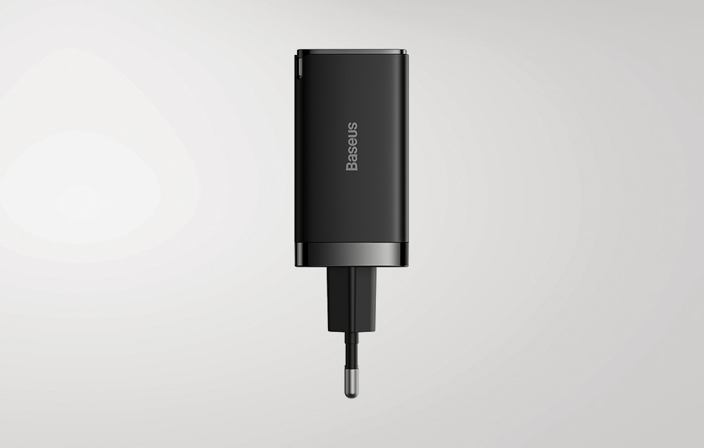Caricabatterie da parete Baseus GaN5 Pro 65W - 2xUSB-C, USB-A - Nero