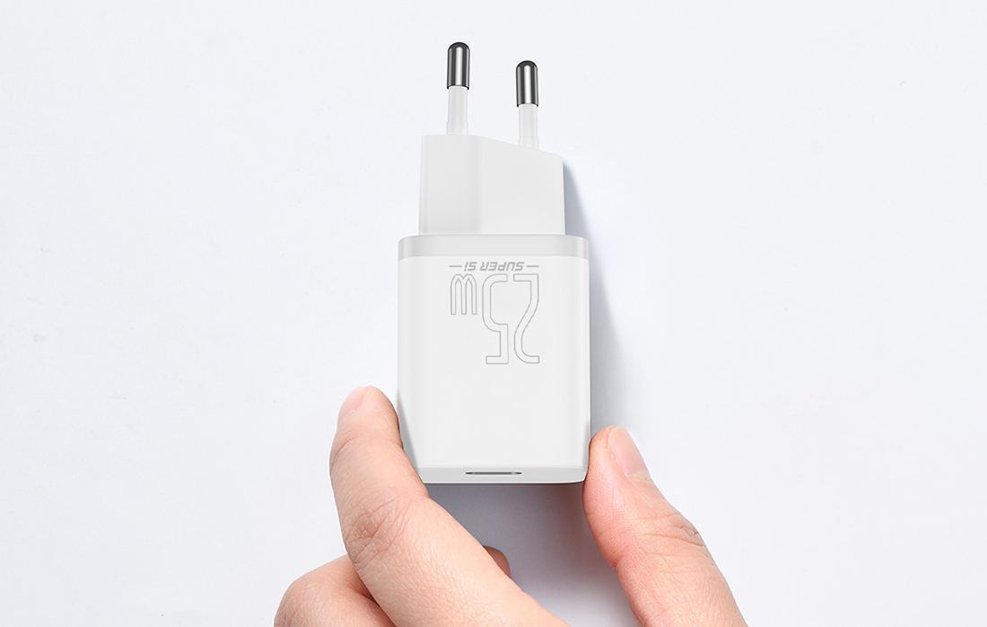 Baseus Super Si Caricatore rapido USB-C 25W - Bianco