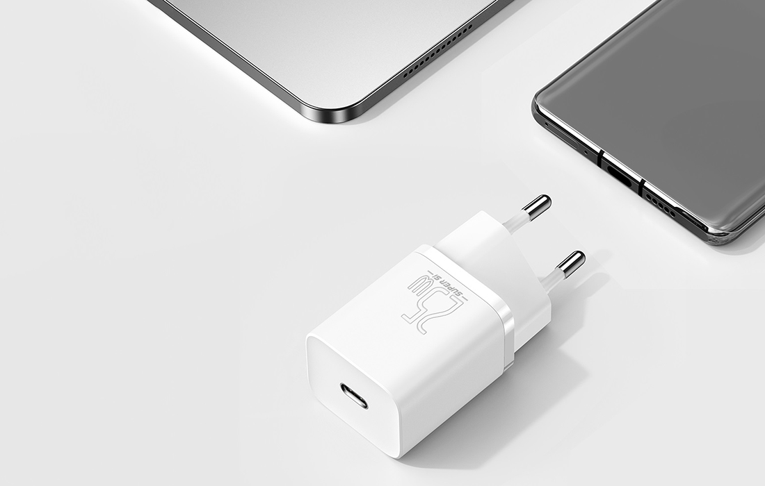 Baseus Super Si Caricatore rapido USB-C 25W - Bianco